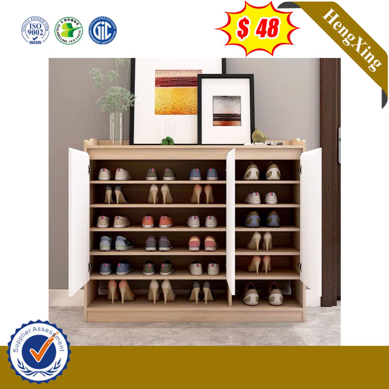 Melamine Big Size Solid Wood Shoe Storage Cabinet