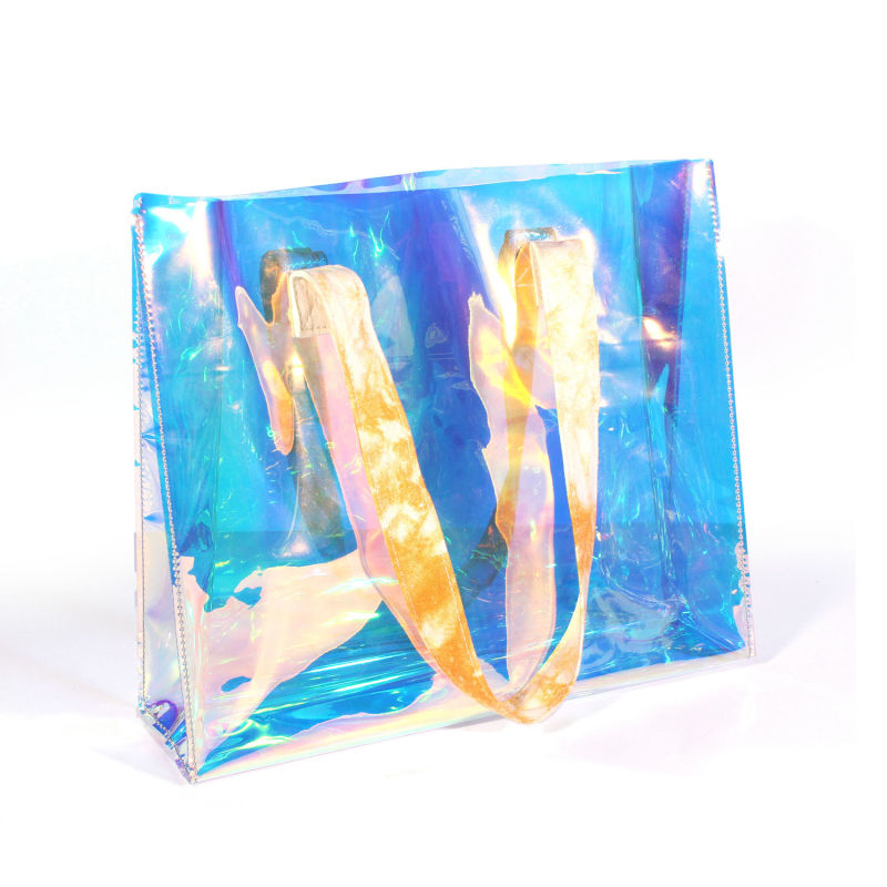 PVC Hologram Water Resistant Amazing Toiletry Handbag