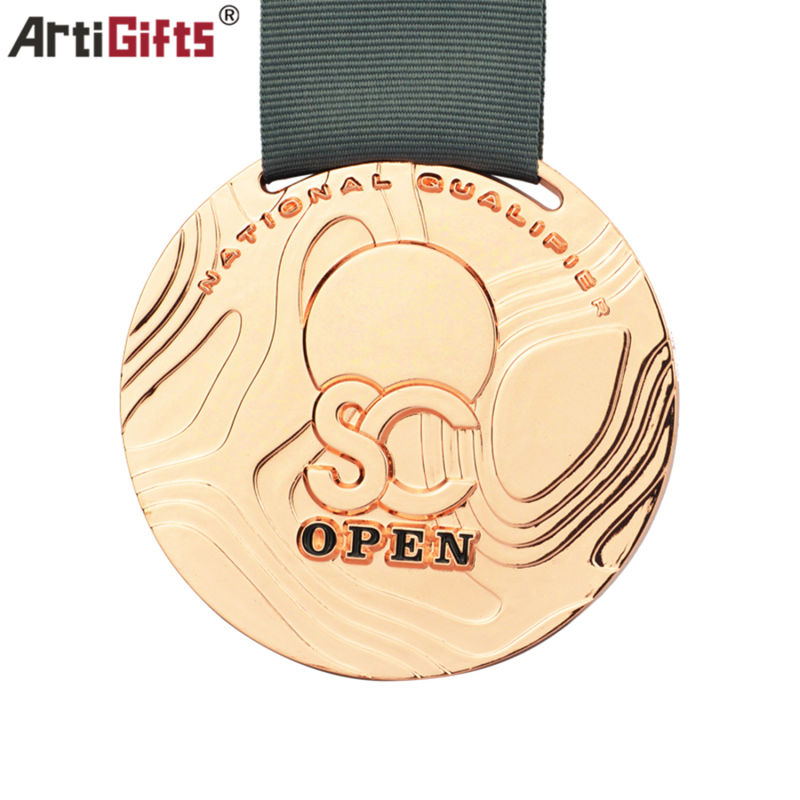Customized High Quality Antique Brass Medal Antique Copper Sport Medal