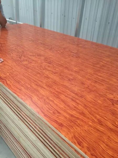 E1 Glue Laminated Melamine Plywood for Decoration with Poplar/Hardwood Core