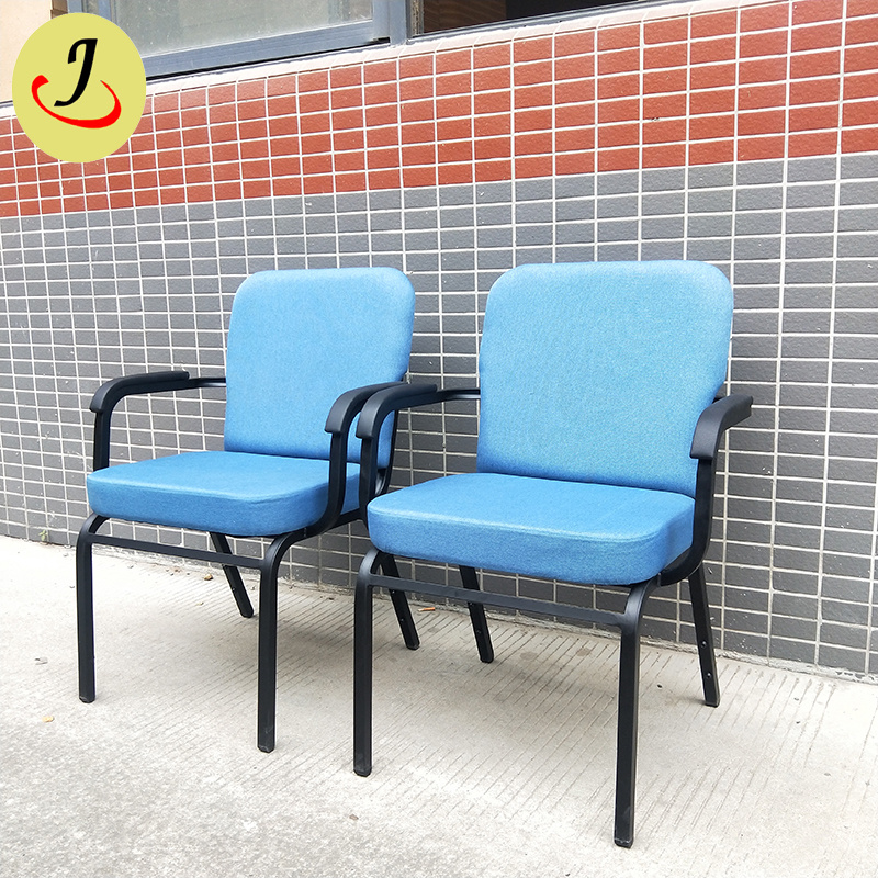 Hot Sale Metal Stacking Auditorium Chair Church Chair with Arm