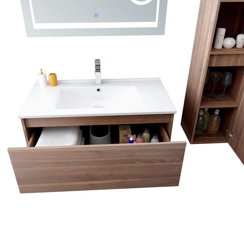 Modern Bathroom Vanities with Magnifying Glass and Soft Closing System