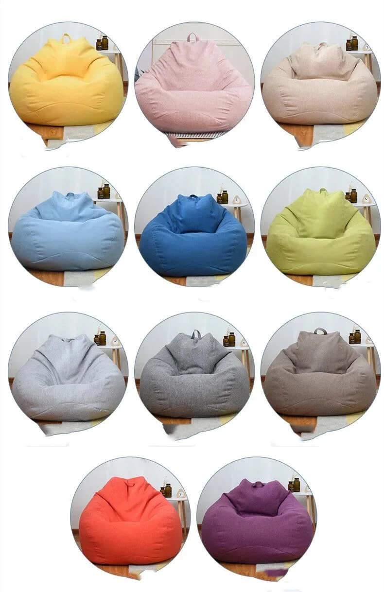 Hyc-Sf07 Modern Ins Style Creative Fabric Inflatable Colorful Lazy Sofa Bean Bag
