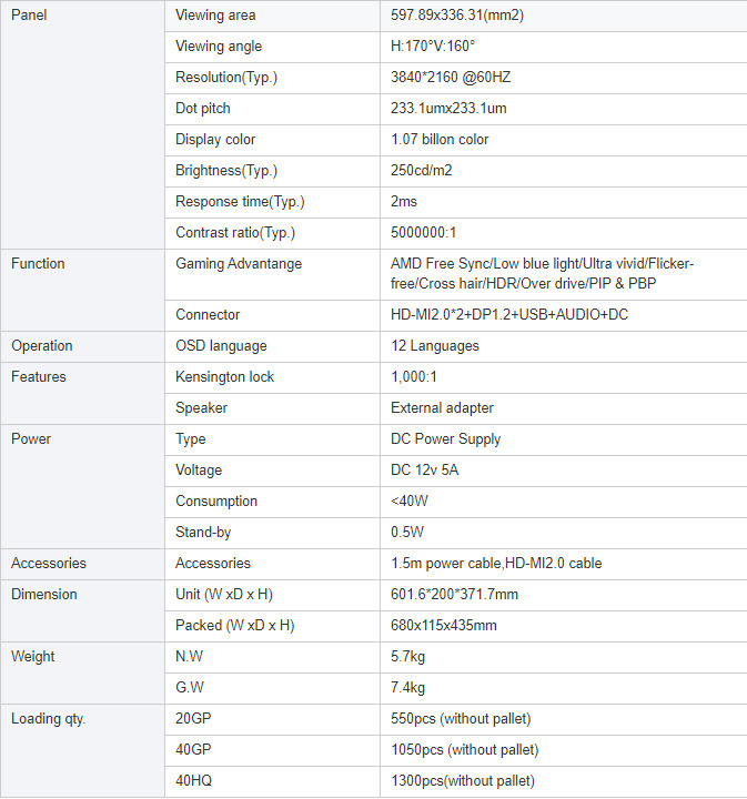 31.5 Inch Desktop Gaming Monitor 240Hz 1ms Curved 1500r Monitor 32inch FHD LCD Computer Gaming Monitor 