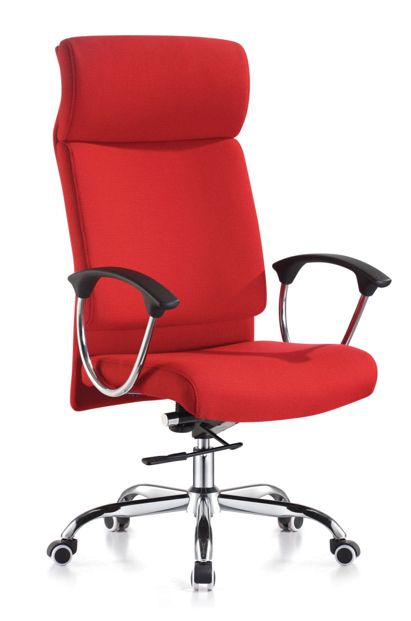 Modern Office Furniture Red Color Fabric Desk Director Office Chair
