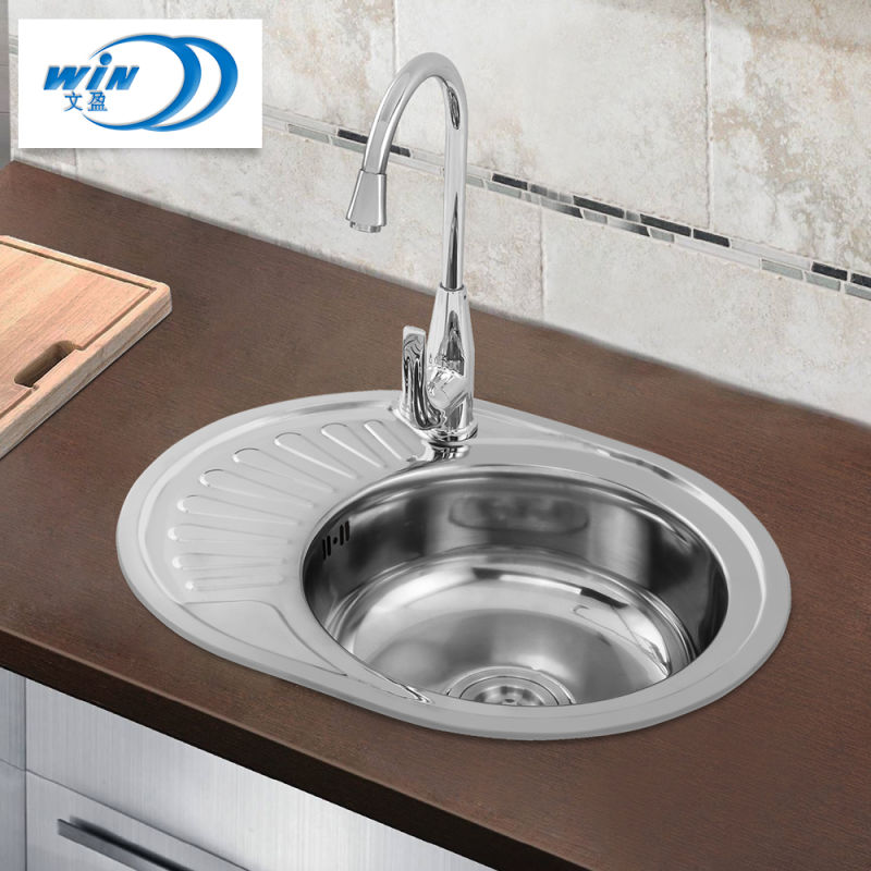 Sanitary Ware Kitchen Furniture Stainless Steel Kitchen Sink with Kitchen Accessories 570*450mm