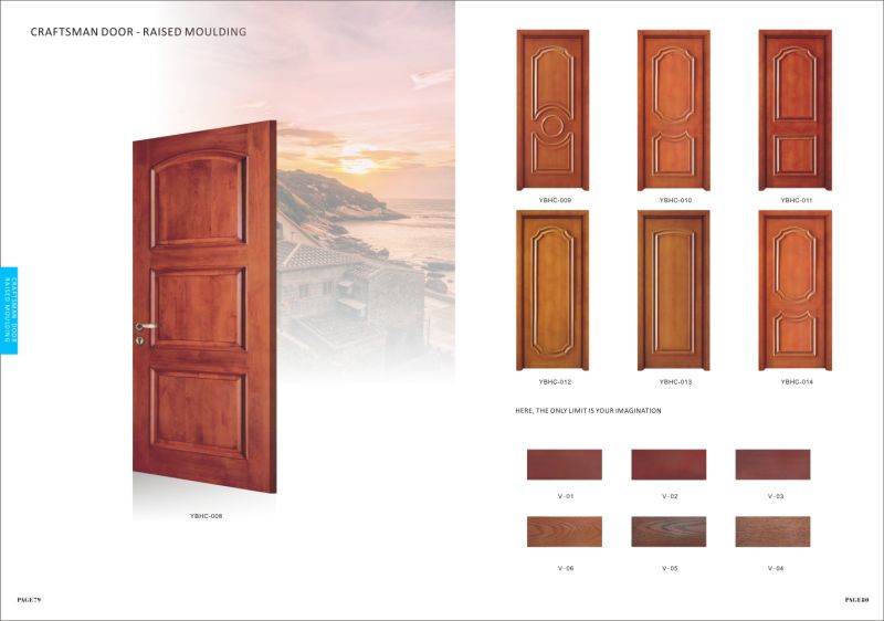 Solid Wooden Composite Doors Indoors Interior Doors