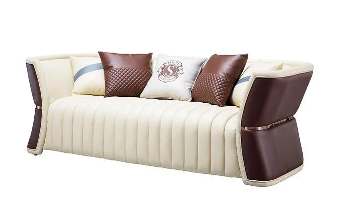 3 Seaters Brown Leather Couch Set Sofa Italian Design Imported Italian Genuine Leather Sofa Designs Modern