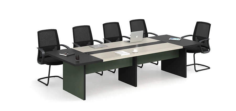 Rectangle Long Working Desk Modern Meeting Room Table Design Office Conference Table