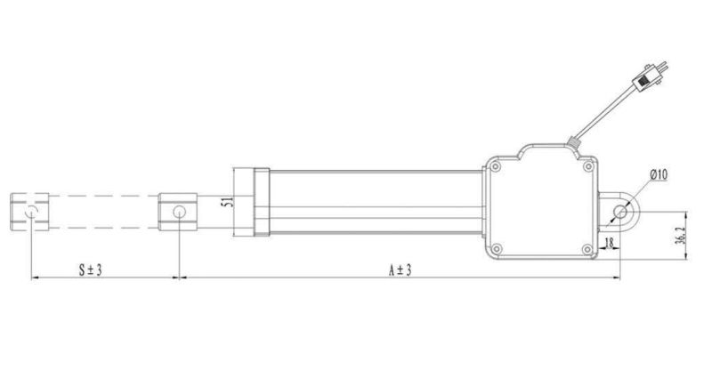 Desk Column Lifting Linear Actuator Price Ce Approved