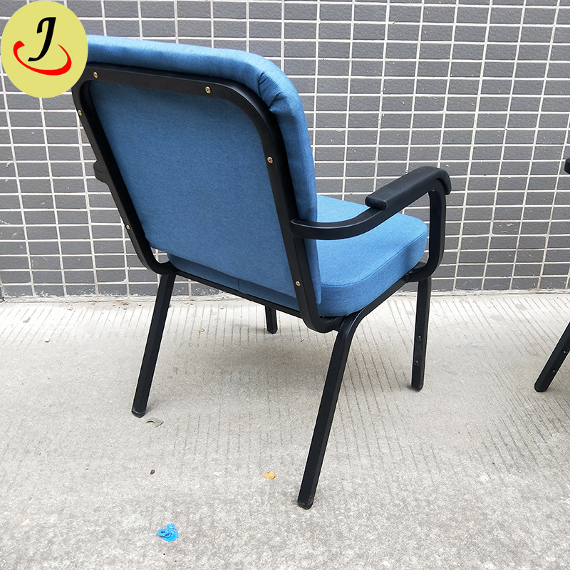 Hot Sale Metal Stacking Auditorium Chair Church Chair with Arm