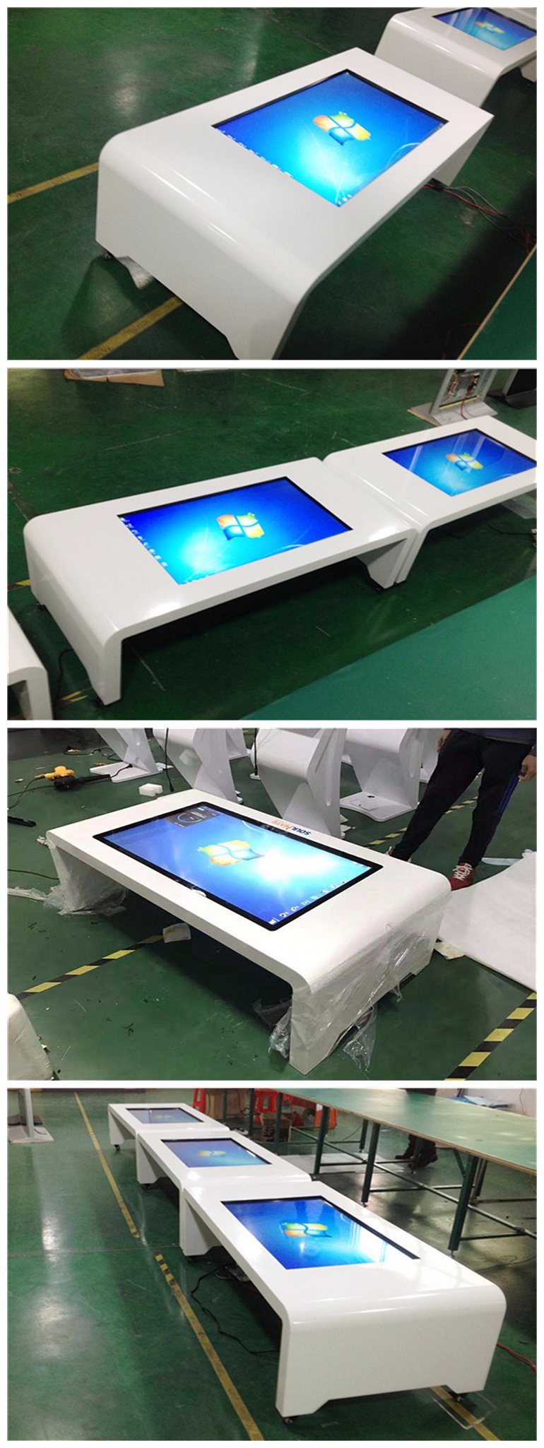 Android Coffee Table 43 Inch Advertising Display Player Touch Table for Meeting Room Advertising Display Videoplayer