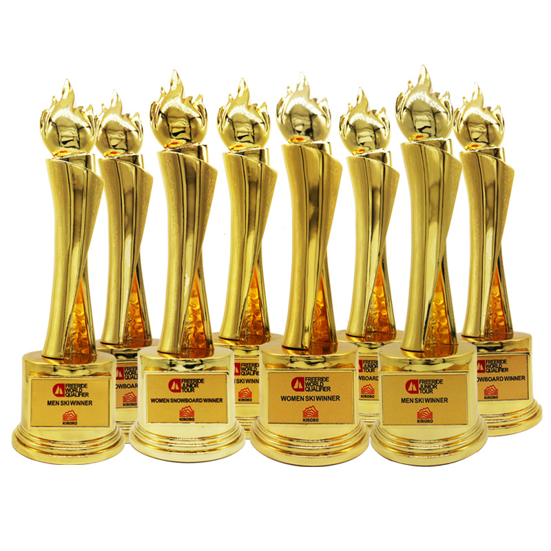 Quality Promotional Resin Golf Sports Awards Honor Gold Crystal Trophy Cup Trophy