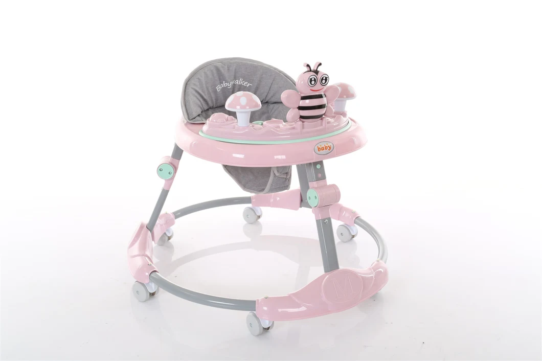 2021 New Foldable Kids Walking Chair Toys Interactive Baby Walker for Kids