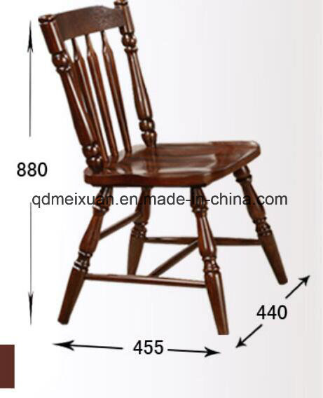 Solid Wooden Dining Chairs Windsor Chair Outdoor Chairs (M-X2529)