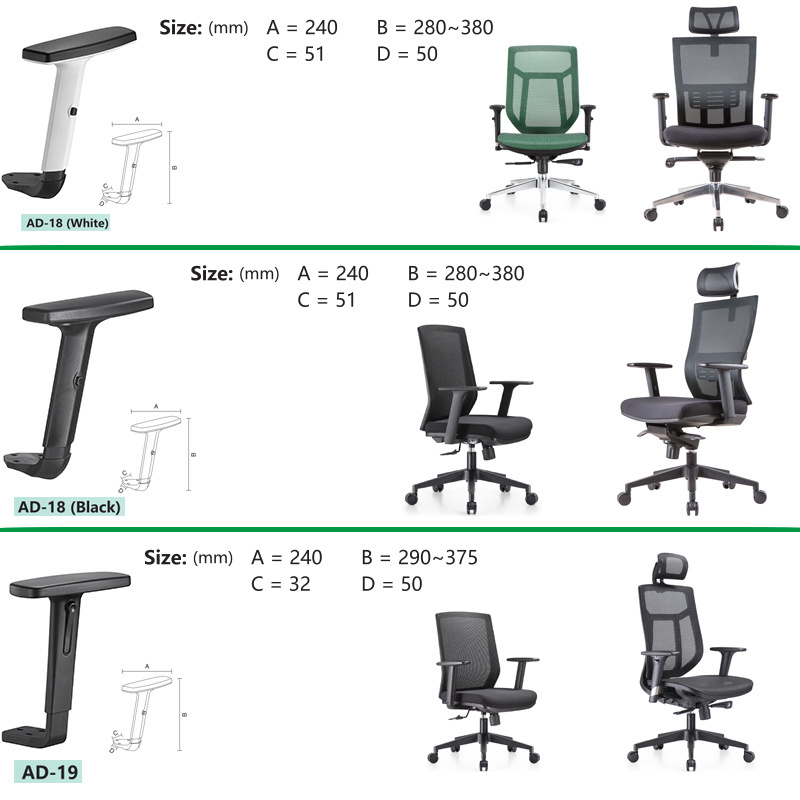 High Quality Office Chair Part Office Chair Armrest