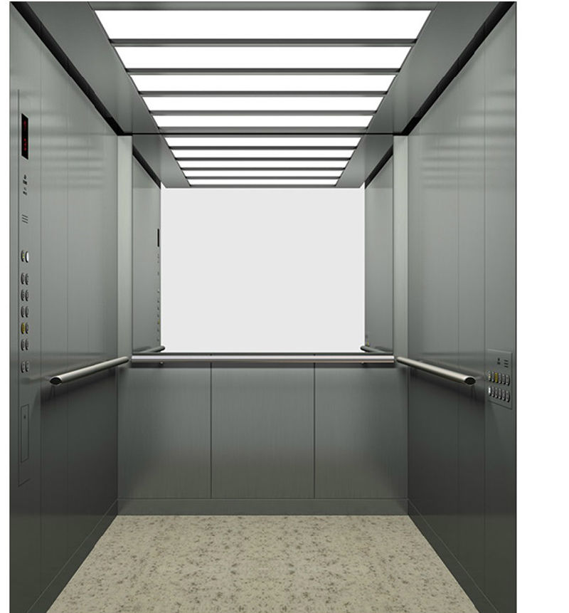ISO Peaceful Hairline Stainless Steel Bed Elevator Size Hospital Elevator Price