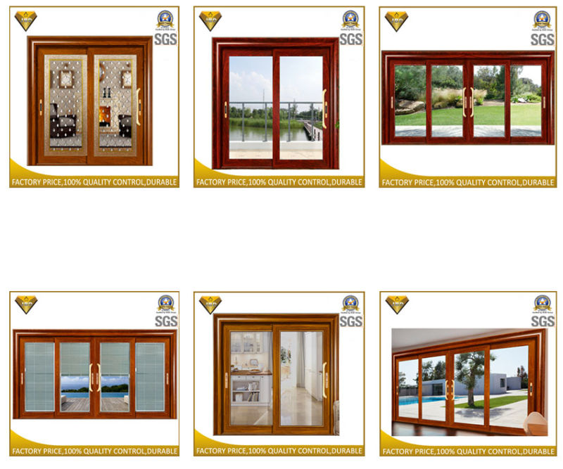 Aluminum Used Sliding Glass Doors Sale, Soundproof Double Glass Aluminium Sliding Door