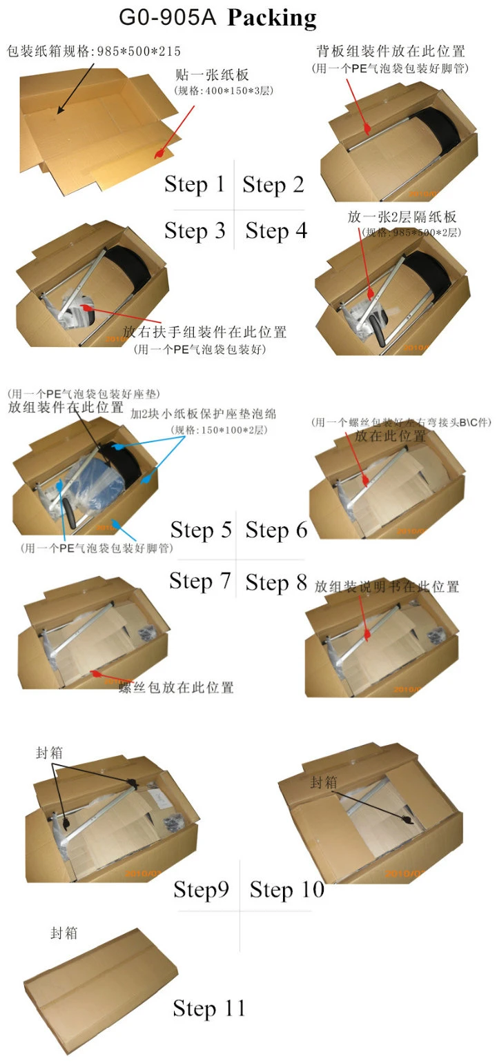 Stackable Metal Chair with Tablet, Plastic PP Training Chair