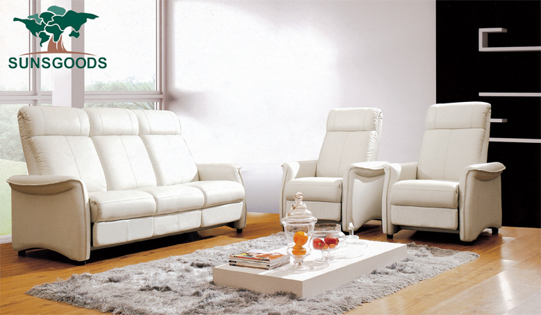 Chinese Modern Style PU Sofa Leather Furniture Home Living Room Sofa Furniture