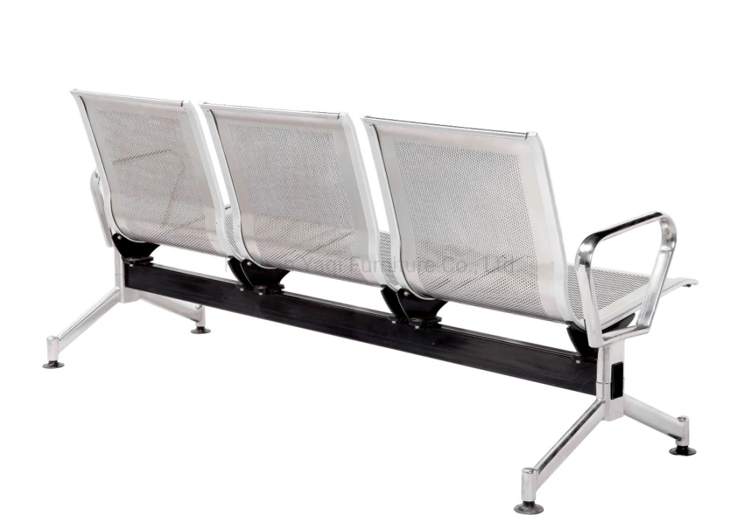 3-Seater Waiting Room Stainless Steel Chair (YA-51)