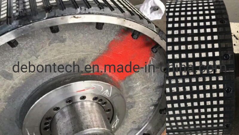 Conveyor Belt Bonding Cement Pulley Lagging Machine Diamond Ruber Lagging