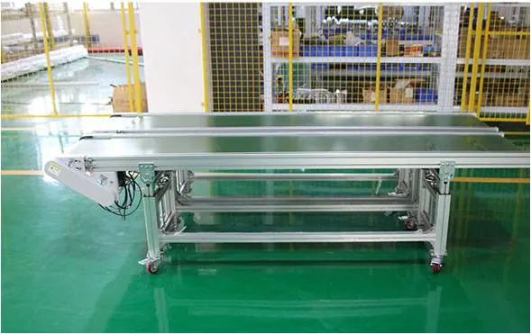 Small Conveyor Belt Mini Plastic Table Top Chain Conveyor