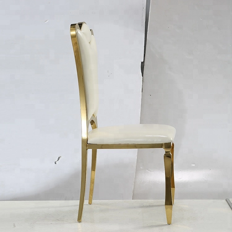 Modern Wedding Hotel New Gold Stainless Steel Chair