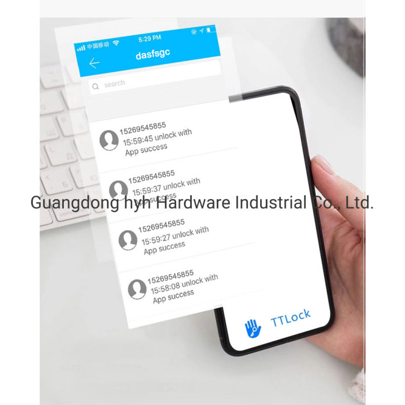 Home Electronic External APP Control Bluetooth Tt Digital Smart System Front Door Lock