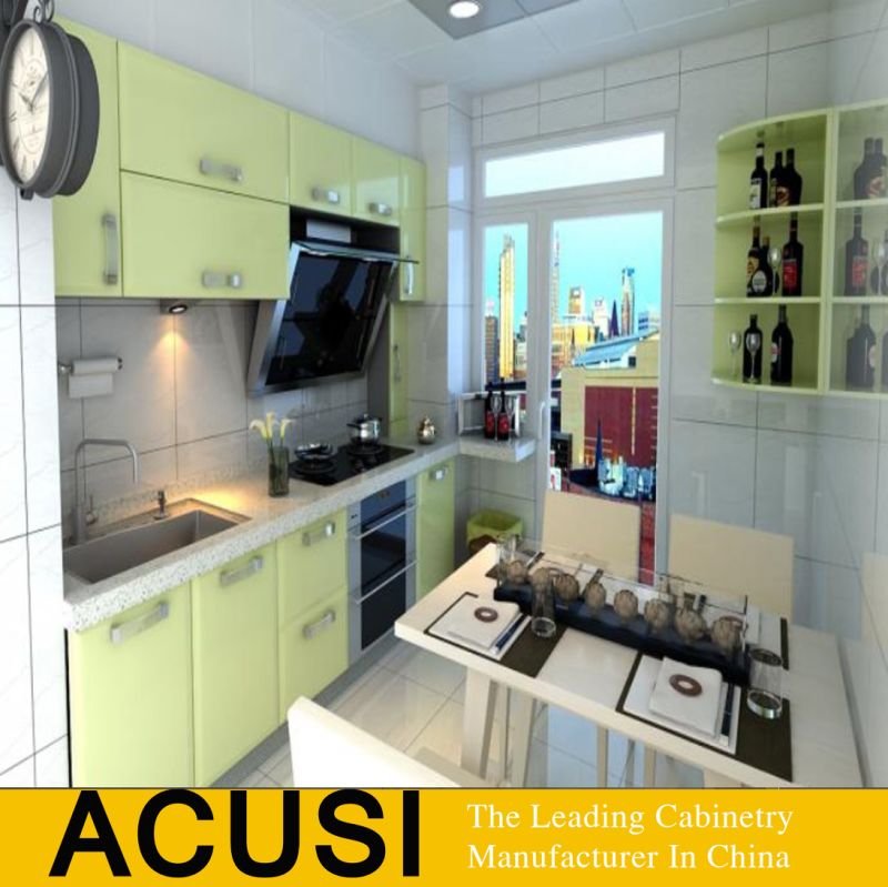 Modern Kitchen New Style MFC Carcass Lacquer Kitchen Cabinet (ACS2-W129)