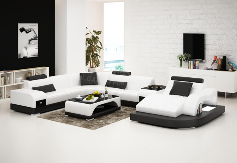 U Shape Meeting Room Sofa Furniture with Side Table G8009