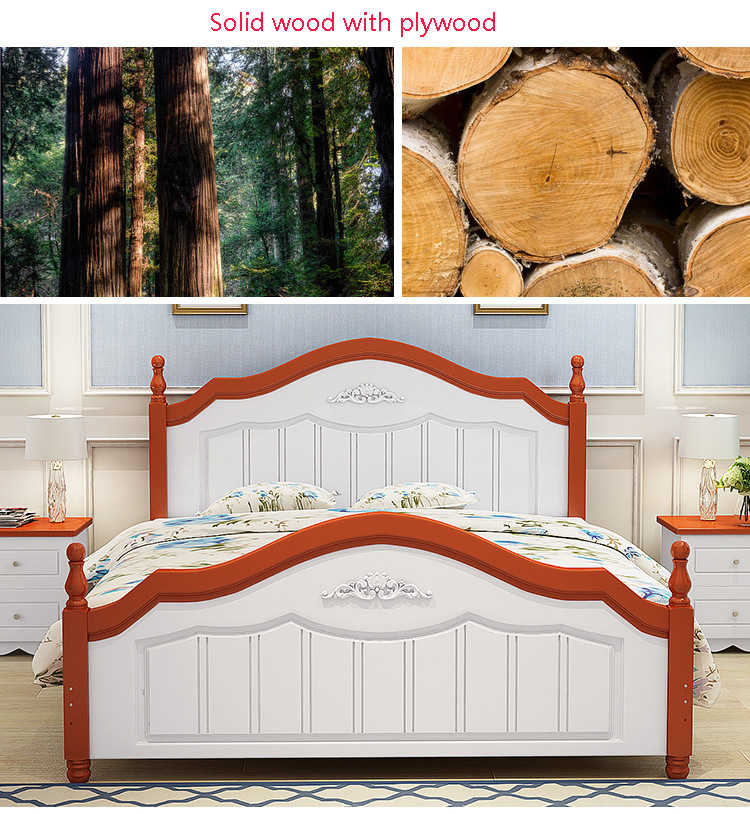 Professional Solid Wood Platform Bed Wooden Beds for Sale