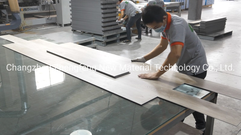 PVC Wood Texture Floor Spc Wooden Emboss Floor Rigid Vinyl Wooden Floor Plastic Wood Flooring