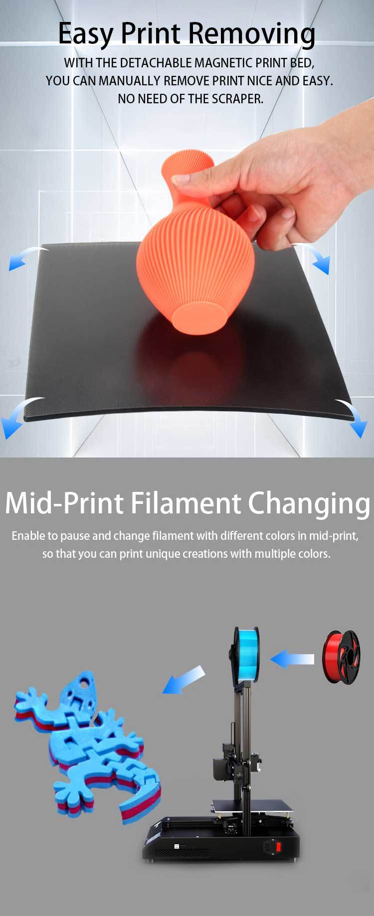 Desktop 3D Printer Machine Fdm Desktop 3D Printer Impresora 3D Fdm for Home Use