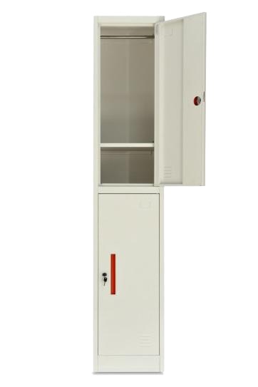 Modern Style Double Color Wardrobe Design Furniture Metal Locker