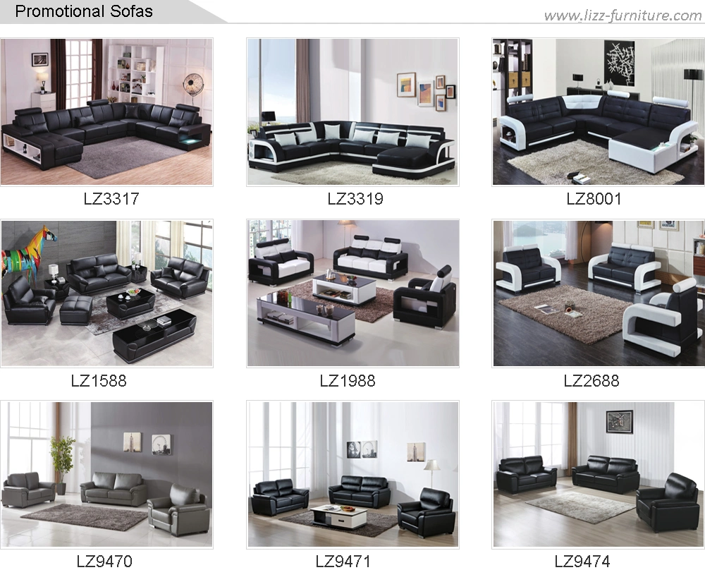 Divani Casa Modern Living Room Furniture Italian Leather White Lounge Sofa Set