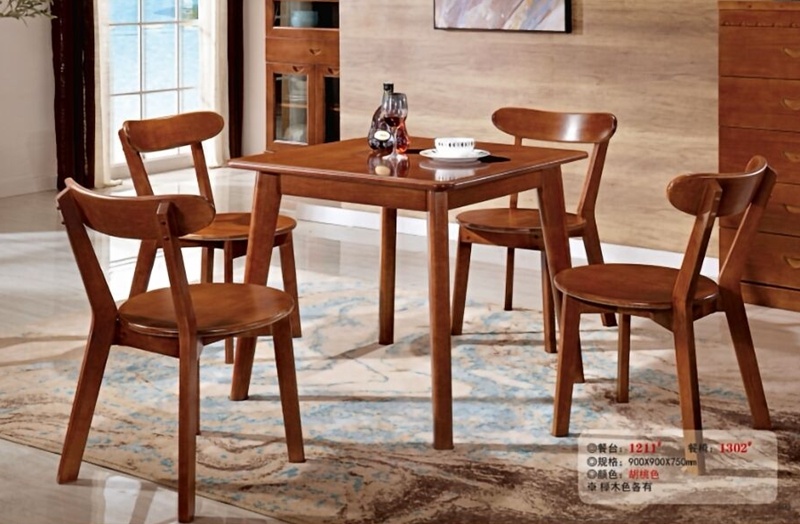 Hot Sale New Products Solid Wood Round Dining Table Set Dining Table