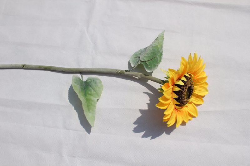 Yellow Sunflowers Artificial Flowers Silk Fake Flowers for Home Decoration