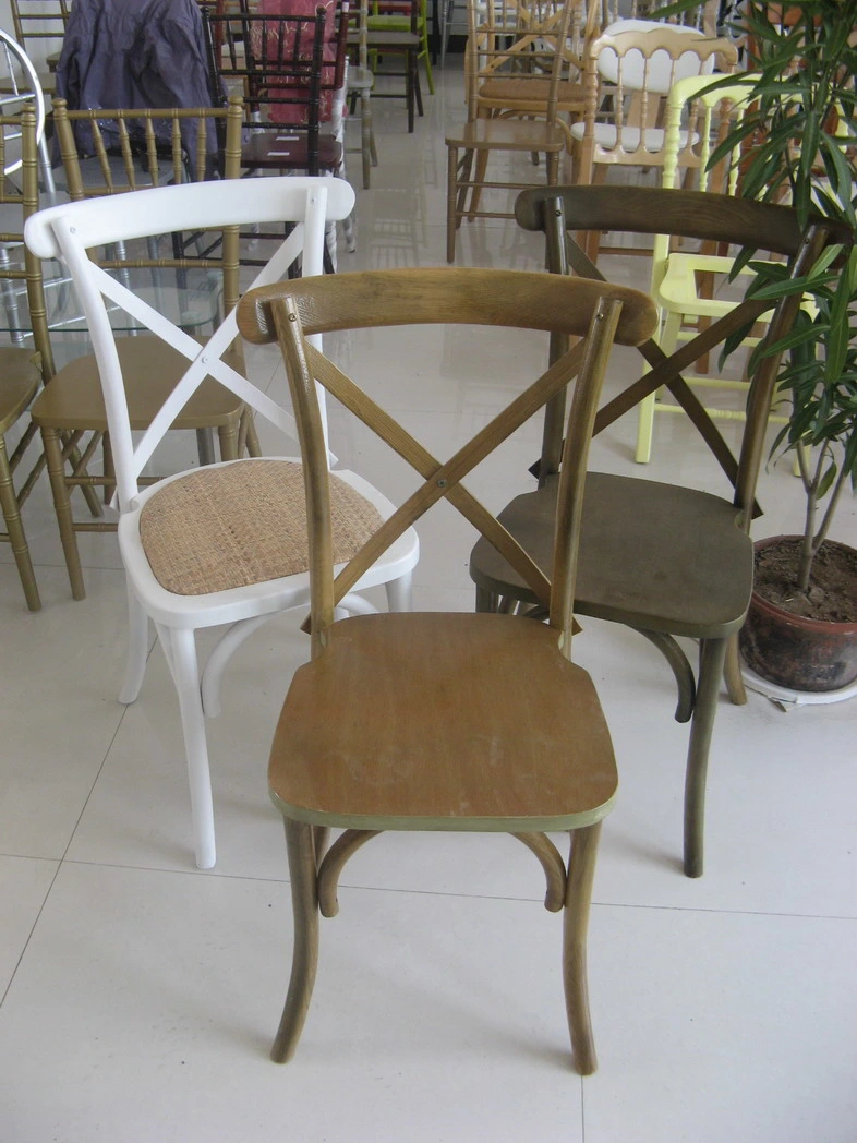 Rental Wedding Wood X Back Chair Cross Back Chair