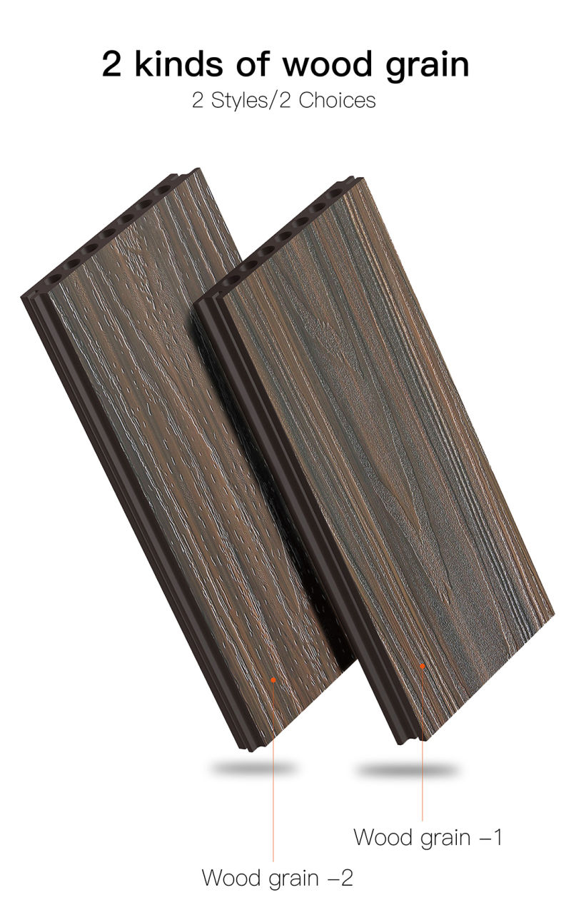 Waterproof WPC Hard Wood Board Terrace Flooring