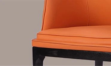 Hotel Furniture New Design PU Leather Round Sofa Chair
