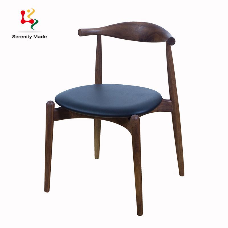 Modern Furniture Elbow Chair Wooden Dining Chair Wholesale Restaurant Chair