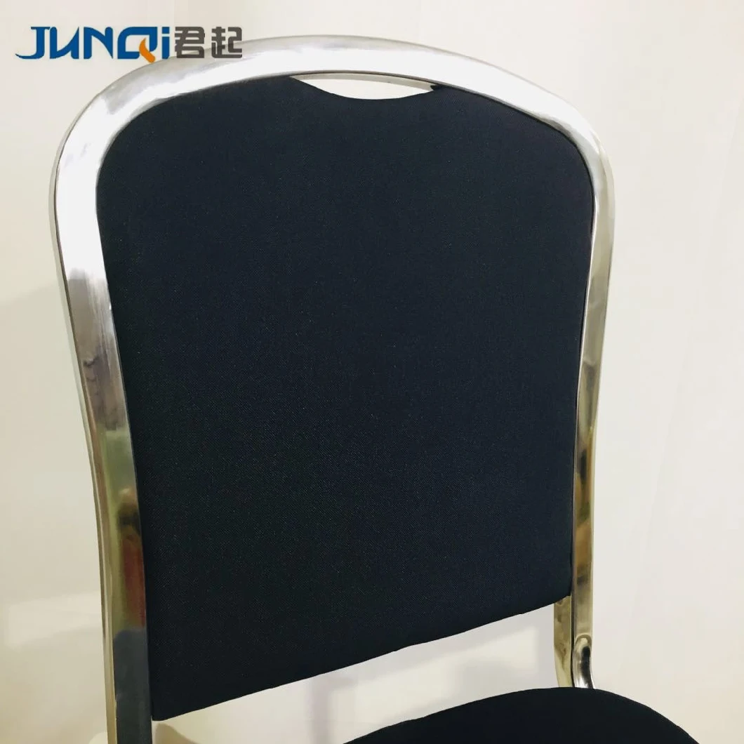 Stackable Stainless Steel Chair Restaurant Dining Chair Hotel Luxury Banquet Chair