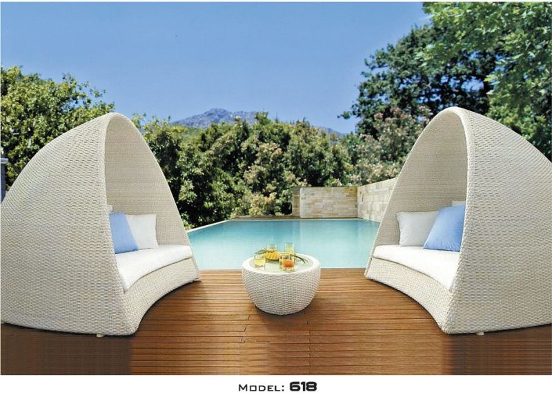Hotel Resort Home Villa Furniture Sun Lounger Daybed Sunbed Sofabed