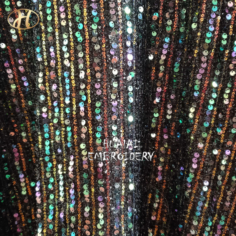 Zhejiang Beautiful Mixed Color Sequin Table Cover Cloth for Banquet Events