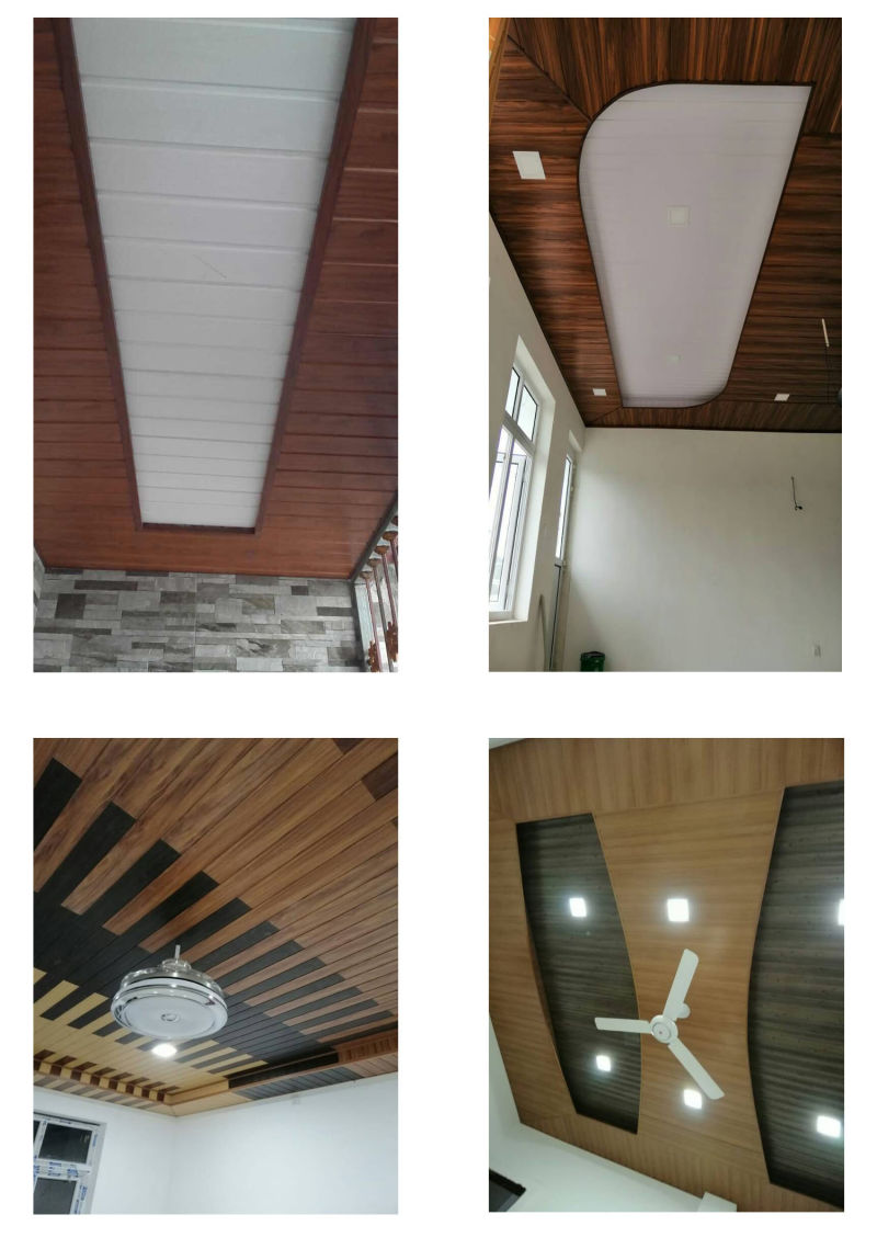 High Strength Waterproof Fireproof Interior Decoration 3D Ceiling Board PVC Wall Paneling