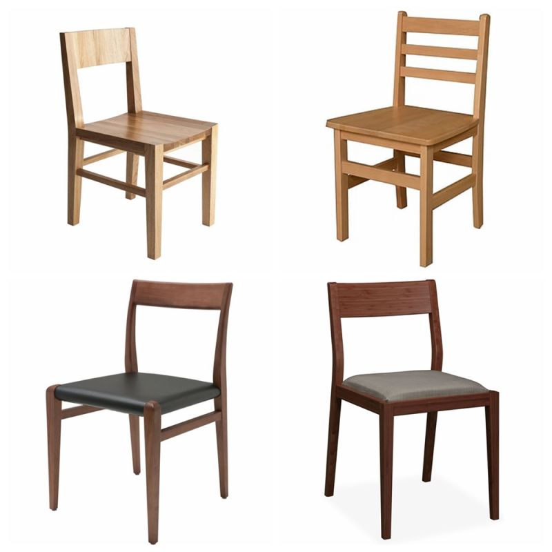 Fast Food Restaurant Furniture Wooden Dining Chair with Plywood Backrest (HD915)