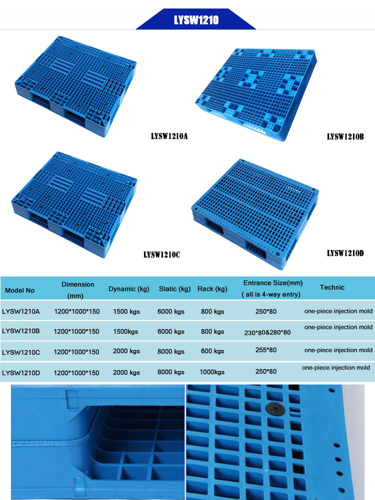 Double Sides Plastic Pallet Plastic HDPE Euro Plastic Pallet Double Sides HDPE Euro Plastic Pallet Price