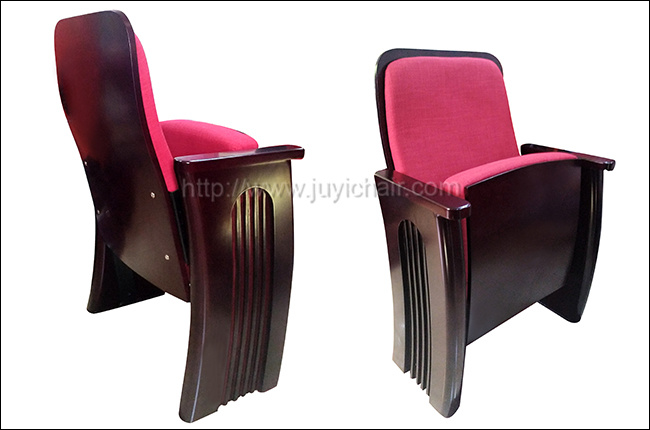 Jy-933 Solid Wood Auditorium Chair Conference Cinema Hall Chair Seating
