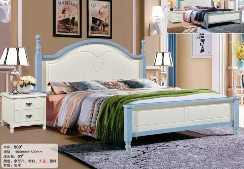 Modern Wooden Bed Furniture Good Design Good Quality Solid Wood Beds